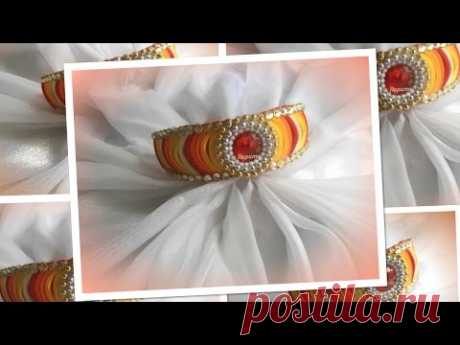 Ободок из бейки/ Канзаши/ МК/ DIY/Hair band/bias binding/