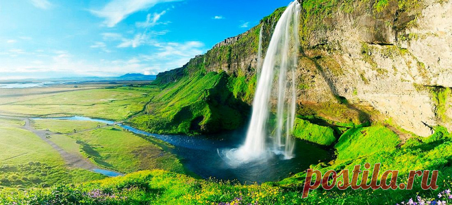 Водопад Seljalandsfoss (Исландия)

Водопад Seljalandsfoss (Сельяландсфосс) – один из самых красивых в мире. Пусть он и достаточно скромный на фоне других (высотой всего 60 метров), но это не делает его менее живописным и популярным у туристов.