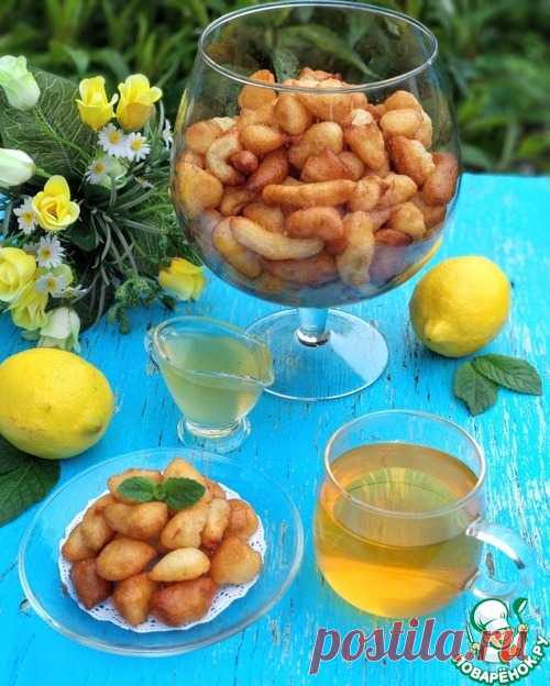 Мини-пышки в сиропе 