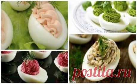 Фаршируем яйца, как профи: 5 вкусных начинок, которые вы полюбите Кто не любит фаршированные яйца, тот просто не умеет их готовить! Даже если вы привыкли готовить яйца по одному и тому же рецепту и делаете так многие годы, попробуйте разочек отойти от привычной кухни