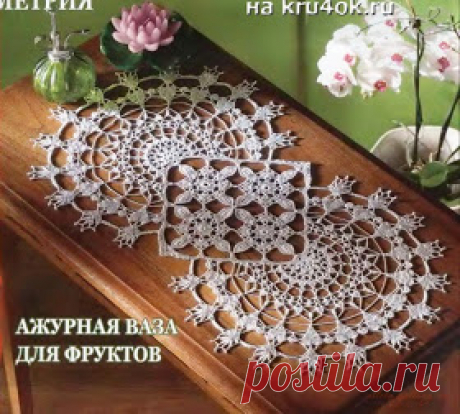 Crochet: Doilies oval track2