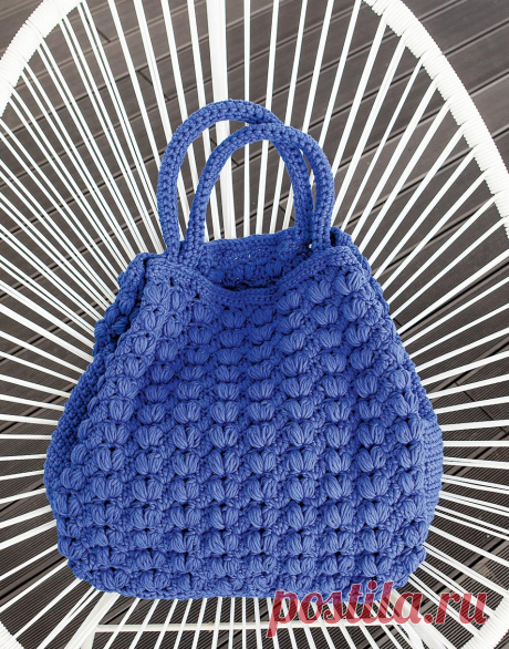 Связанная крючком летняя сумка. Крючком. / peopleknit.ru