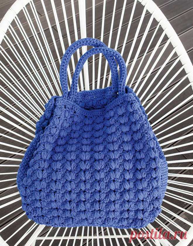 Связанная крючком летняя сумка. Крючком. / peopleknit.ru