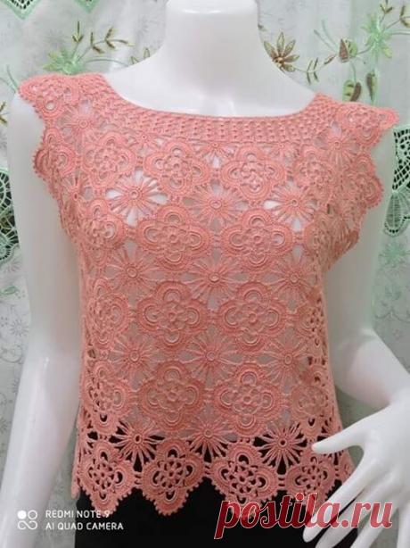 РОЗОВАЯ КОФТОЧКА МОТИВАМИ