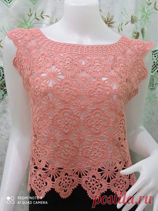 РОЗОВАЯ КОФТОЧКА МОТИВАМИ