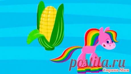 Учим овощи и цвета с Лошадкой Радугой - Развиваем ребенка дома (от 0 до 7 лет) - Страна Мам