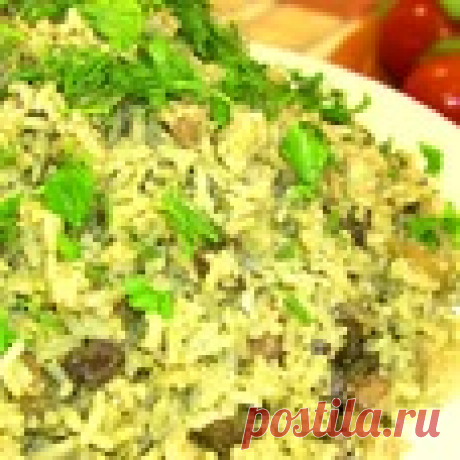 Зеленый плов с печенью-Бахш Кулинарный рецепт