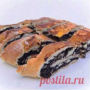 Постный пирог с маком