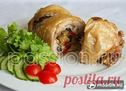 Куриные рулетики с баклажанами | passion.ru