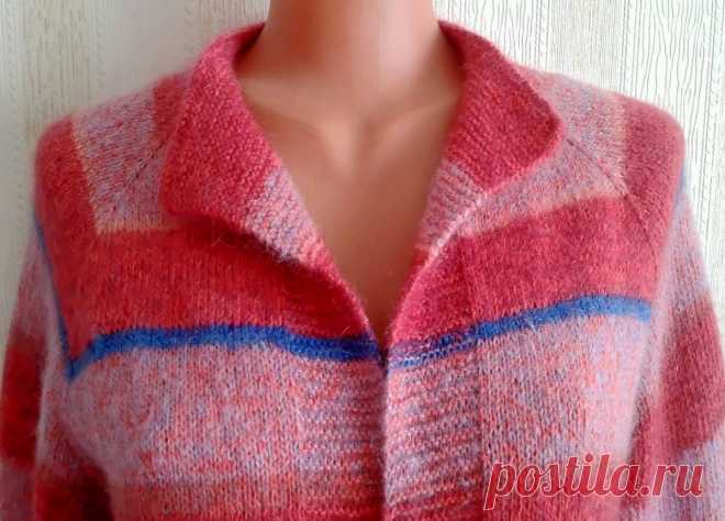 Связала жакет из мохера и шерсти | Вязание спицами и крючком | Яндекс Дзен