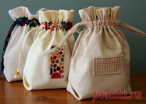 Тканевые мешочки своими руками | 33 Поделки | Яндекс Дзен