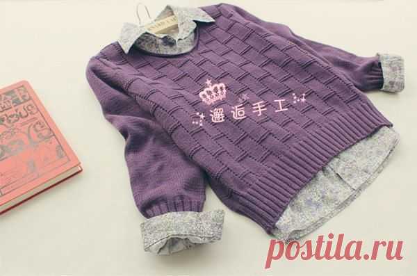 Простой в исполнении узор