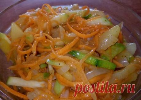 (6) Острый салат из кабачка и морковки - пошаговый рецепт с фото. Автор рецепта Оксана Нарыжная . - Cookpad