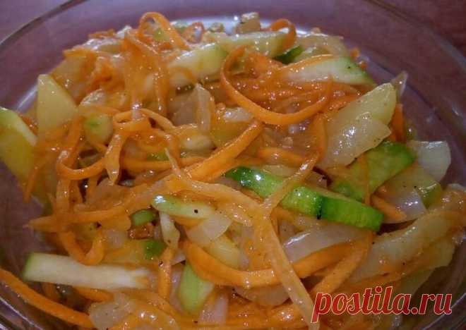 (6) Острый салат из кабачка и морковки - пошаговый рецепт с фото. Автор рецепта Оксана Нарыжная . - Cookpad
