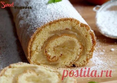 Экспресс-рулет с яблоками | Sweet Twittes