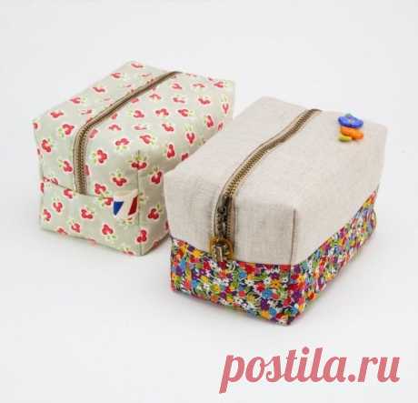 Как сшить косметичку. Простая выкройка
