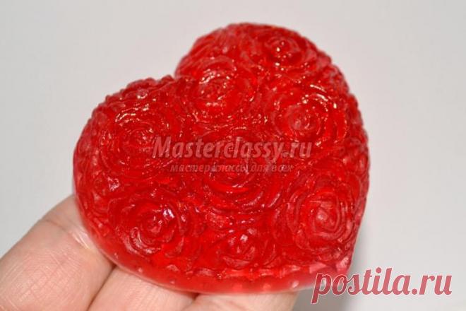 Мыло своими руками для чувствительной кожи. Сердце из роз. Мастер-класс с пошаговыми фото