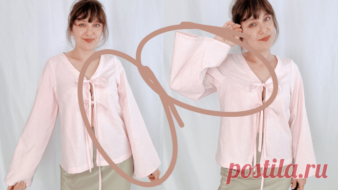 How to Sew and Attach Bell Sleeve Easly plus Free PDF - Sparrow Refashion: A Blog for Sewing Lovers and DIY Enthusiasts