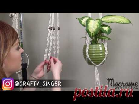 #3 of 4: Macrame Plant Hanger for Beginners DIY Tutorial
