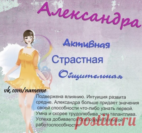 Женские имена в картинках.