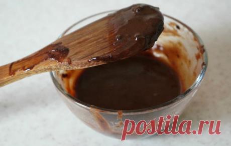 Шоколадная глазурь из какао |