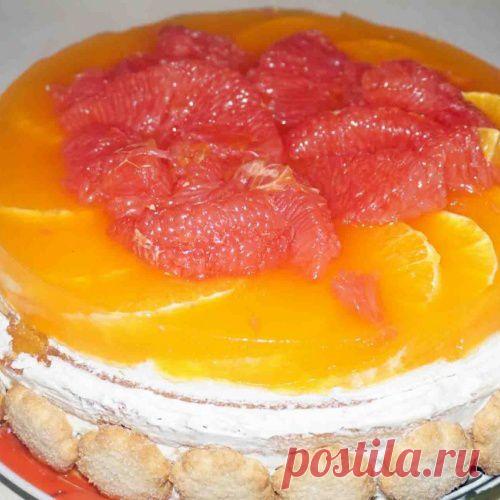 Торт "Палочка-выручалочка-2" ЦИТРУСОВЫЙ