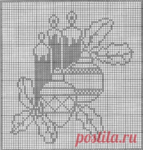 Филейная салфетка
