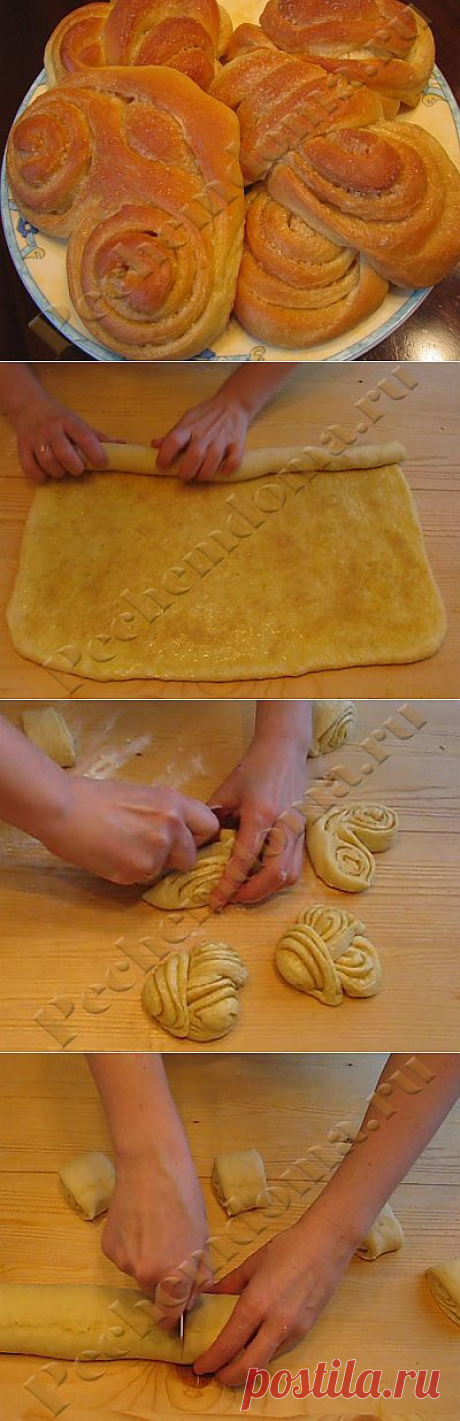Плюшки с сахаром | Печём дома