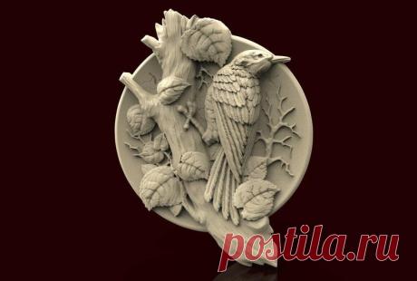 Woodpecker Silicone Mold Medallion Wild Forest Birds | Etsy