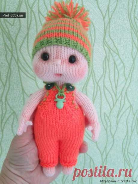 Вязаная куколка - малышка / Вязание игрушек / ProHobby.su | Вязание игрушек спицами и крючком для начинающих, мастер классы, схемы вязания