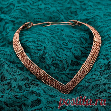 Adjustable Woven Copper Bracelet - All