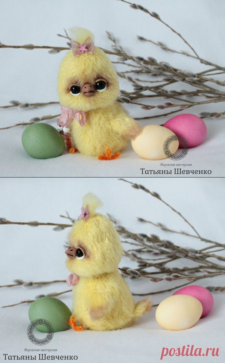 Желтенький цыпленок к Пасхе! Вяжем с Татьяной Шевченко