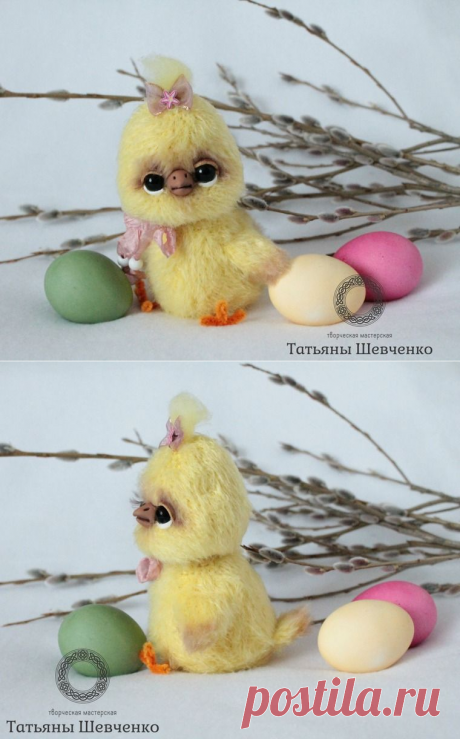 Желтенький цыпленок к Пасхе! Вяжем с Татьяной Шевченко