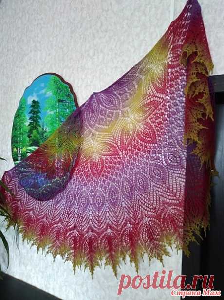 Огненная шаль. - Хенд-Мейд | HANDMADE - Страна Мам