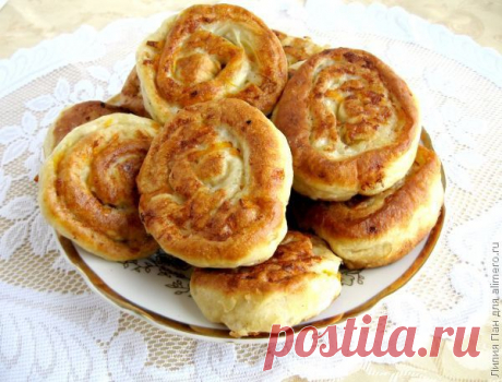 Творожные рулетики с фаршем и овощами / Рецепты с фото