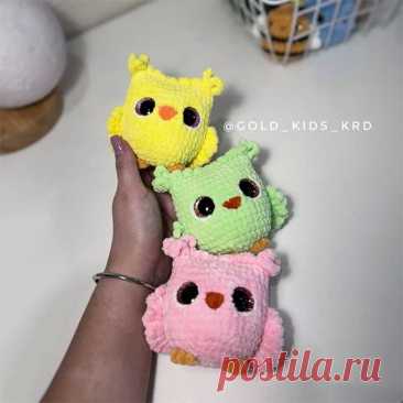 Совушки крючком. Амигуруми схемы и описания. Автор: Лидия Дёмина | IRINELY.ART
