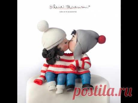 How To Easily  Make Cute Kids in Fondant /Video Tutorial Topper Cake Teneri Bimbi by Silvia Mancini