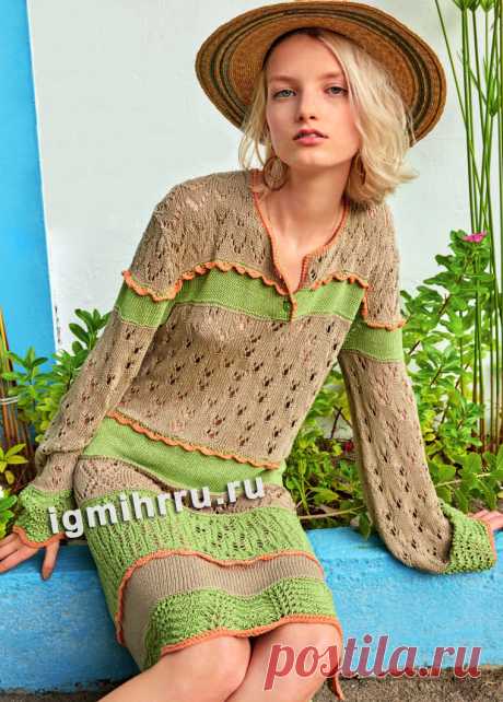 Сочетание ажура