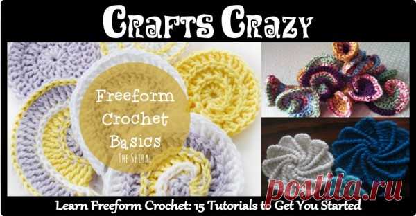 Learn Freeform Crochet: 15 Free Tutorials to Get You Started - CraftsCrazy