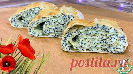 Маковый рулет из лаваша Кулинарный рецепт