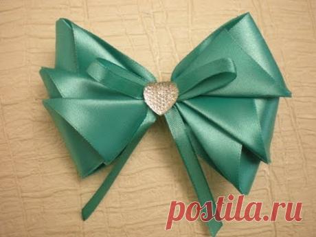 Оригинальный Бант-заколка Своими руками. /DIY / Make Hair Bow
