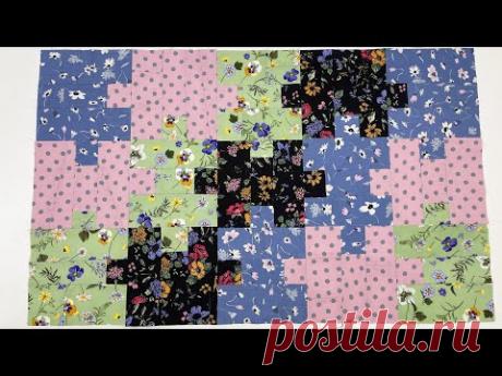 Чехол для швейной машинки. Интересная идея для шитья из лоскутков ткани, которую стоит попробовать