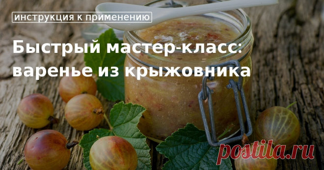 Кулинарные советы. Быстрый мастер-класс: варенье из крыжовника Быстрый мастер-класс: варенье из крыжовника. Кулинарные советы От Юлии Высоцкой, полезные и необычные лайфхаки. Едим дома официальный сайт рецептов Юлии Высоцкой.