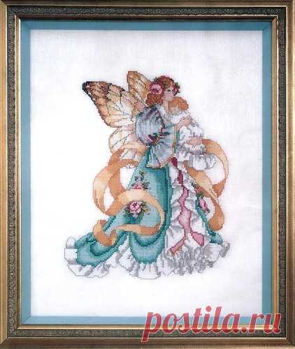 Ангелы ...вышитые крестиком ... от American School of Needlework