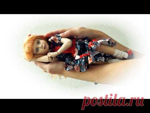 Шарнирная кукла-ребенок часть 5