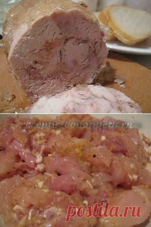 Куриная Ветчина в банке - вкус именно настоящей домашней ВЕТЧИНЫ