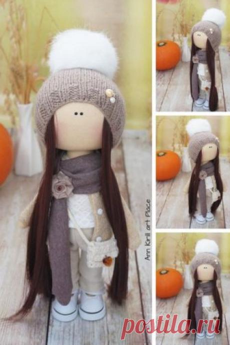 Rag Doll Bambole Cloth Doll Poupée Muñecas Brown Doll Puppen | Etsy