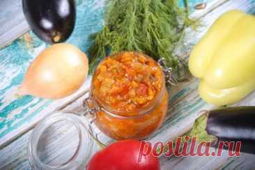 Аджика из баклажанов на зиму — Домашняя кулинария