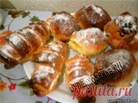 Булочки с кремом. Рецепт с фото. Французские булочки