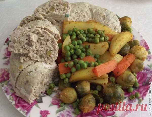 Куриная колбаса на пару